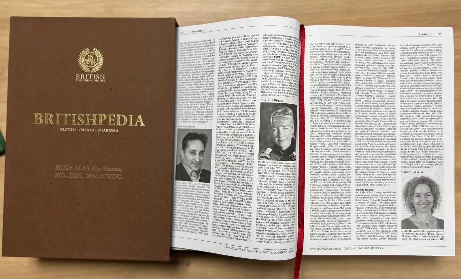 Zápis v encyklopédii Britishpedia
